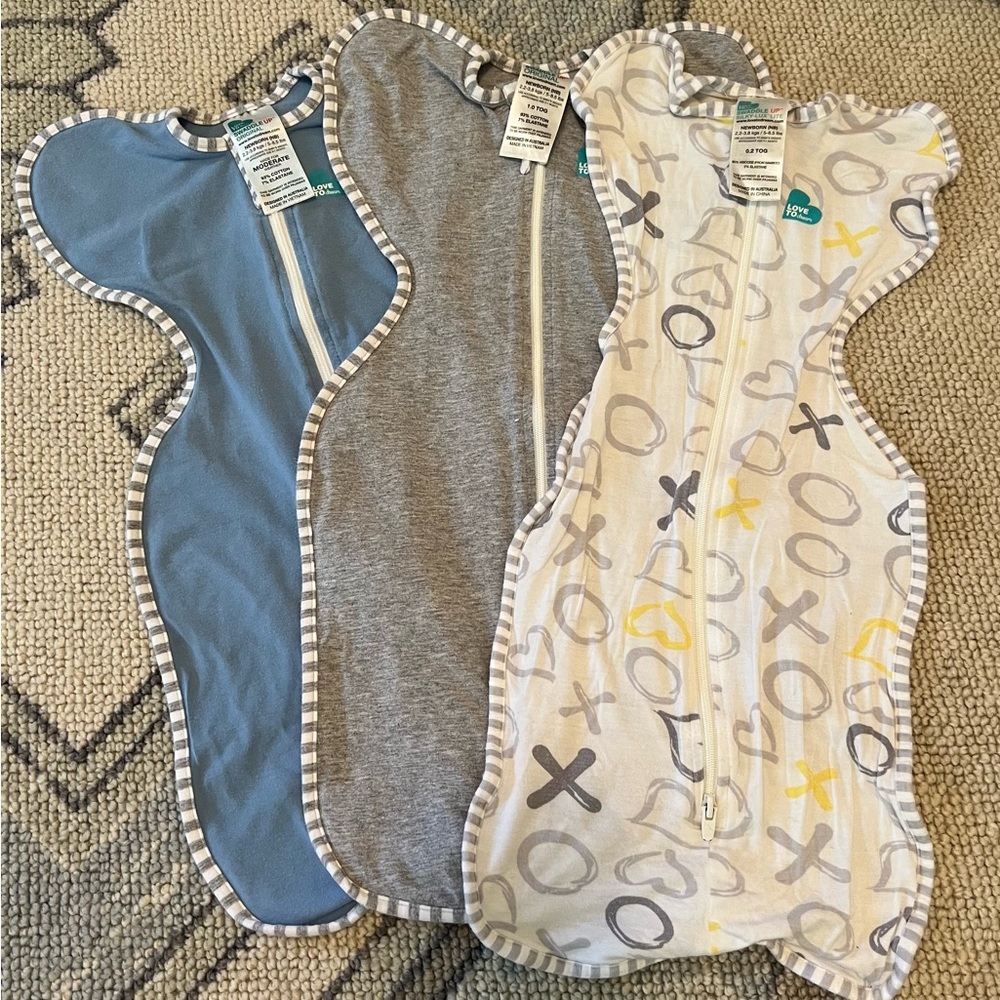 Newborn love to dream swaddles - bundle of 3